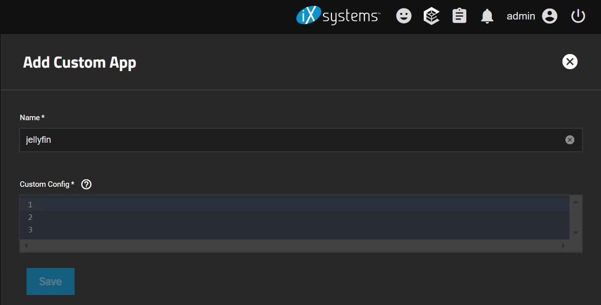 Custom App-installatiepagina